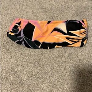 Strapless bathing suit top